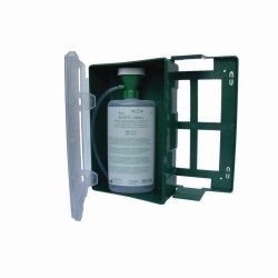Wall cabinet with structured lid (empty) | Type : for 1 eye-wash bottle (600 ml)